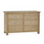 Jeremey Solid Wood 120 cm W Chest of 6 Drawers