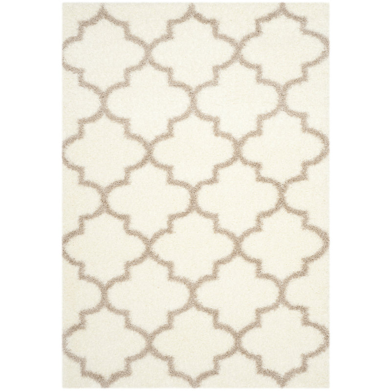 Bertl Sgm-Montreal Shag Performance Geometric Rug, Rectangle 3' x 5'