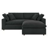 Ensemble de canapé modulaire avec repose-pieds Commix