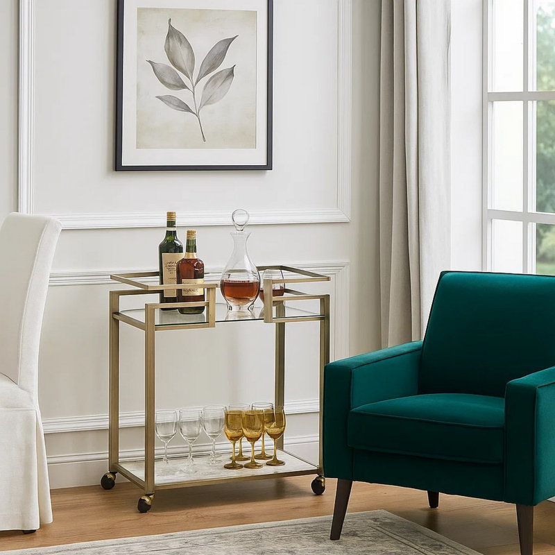 Metal Bar Cart