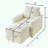 Upholstered Accent sofa with Ottoman-2028518476