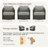Jadai Steel Outdoor Swivel Seating Group-1383361962