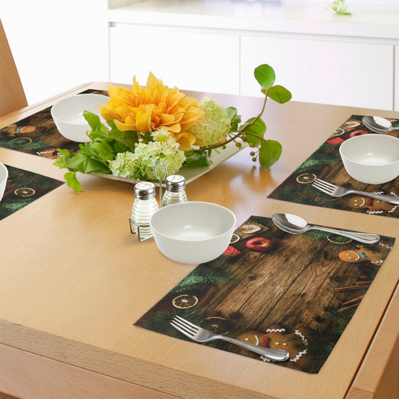 Ensemble de 8 napperons East Urban Home