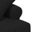 Canapé deux places noir capitonné à boutons, 120 x 65 x 79 cm-133664499