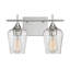 Éclairage pour meuble-lavabo à intensité variable en chrome poli Breena-674632463