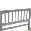 Comfortable Grey Twin Platform Bed With A Base Wood In Grey, Extra Support Slats