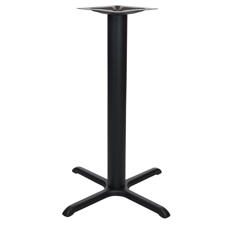 STB noir 30 x 30 po à hauteur de la barre intérieure de la table avec 4 boulons