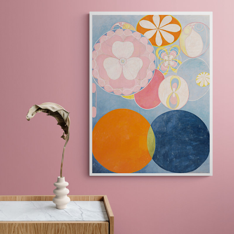The Ten Largest No.2 by Hilma AF Klint - Wrapped Canvas Print, 81cm H x 61cm W x 4cm D
