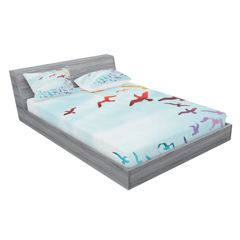 Microfiber Sheet Set, Full Sheet Set with Fitted Sheet