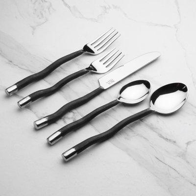 Devos Tedpole Flatware, 5 Piece Place Setting