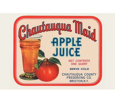 « cahutauqua maid juice juice »-impression de publicité