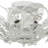 Abbingt 6 - Light 16" Chandelier Style Geometric LED Semi Flush Mount-32958898