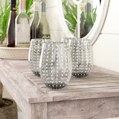 Delleker 18oz. Handmade Wine Glass Set