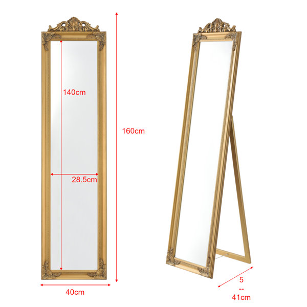 Rosdorf Park Redwood Rectangular Wood Mirror | Wayfair.co.uk