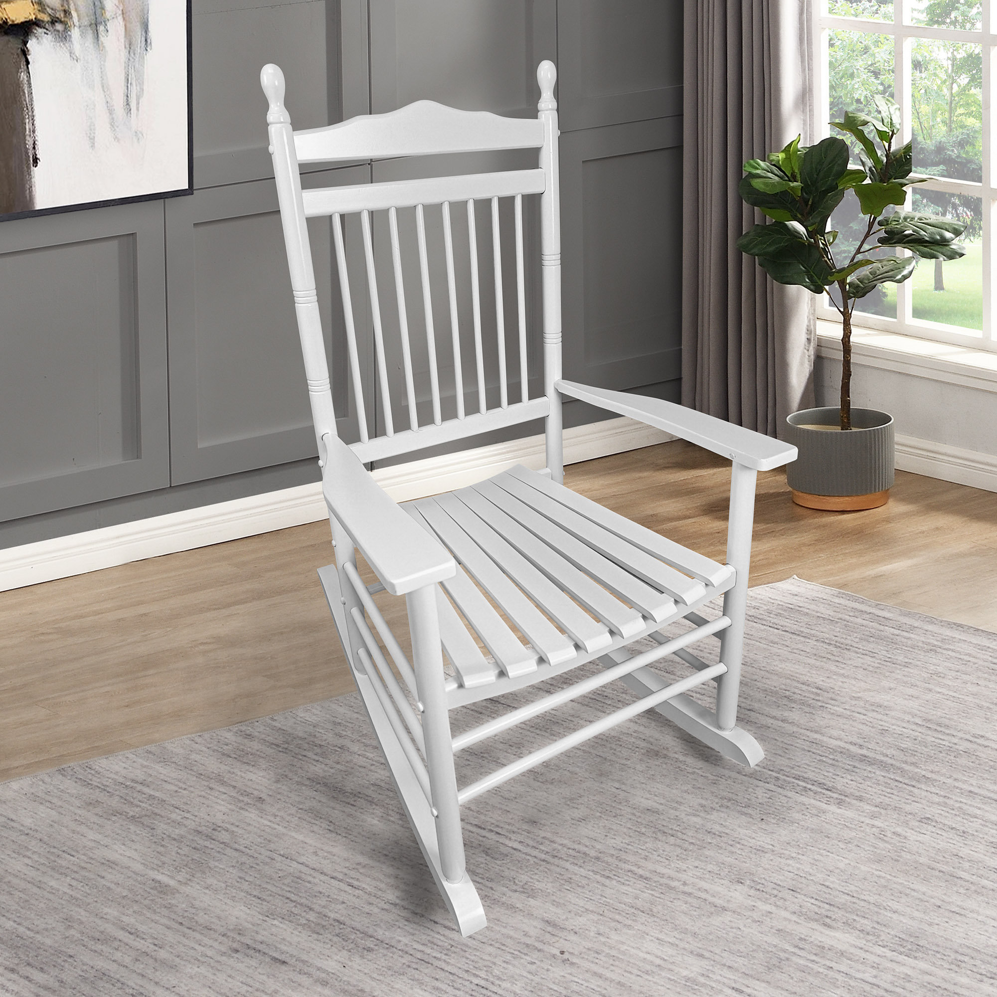 Charlton Home BALCONY PORCH ADULT ROCKING CHAIR - Wayfair Canada