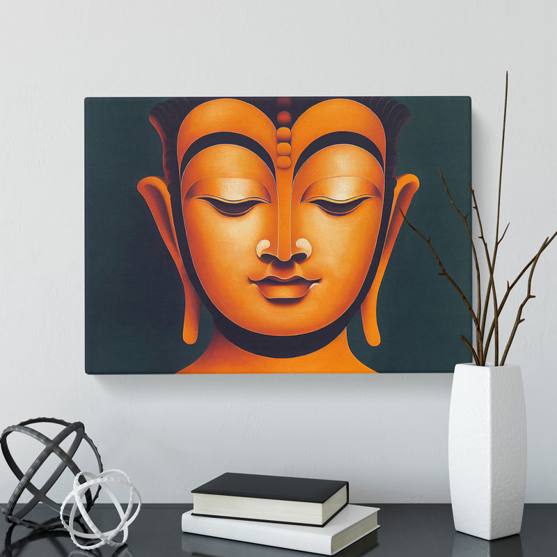 Golden Buddha Vol.2 - Wrapped Canvas, 40cm H x 60cm W x 3cm D