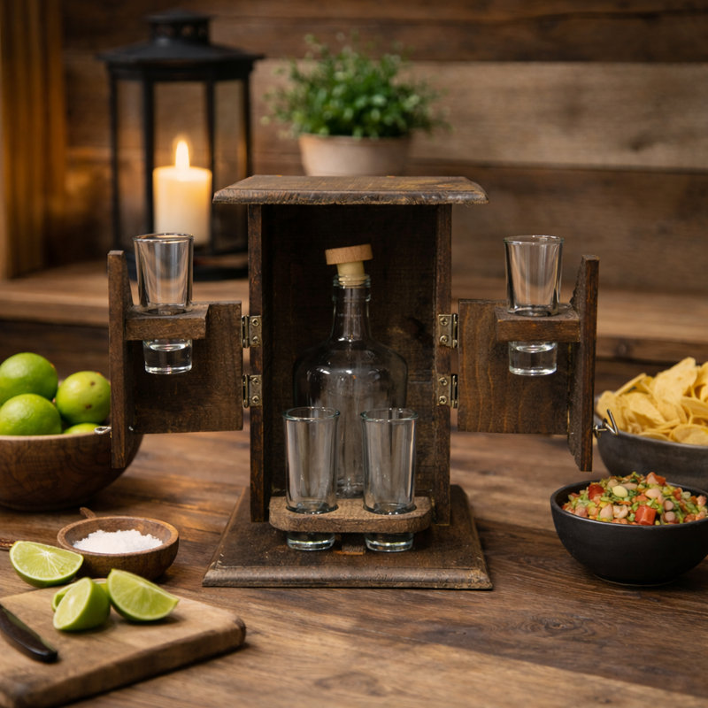 Old Western Liquor Display 