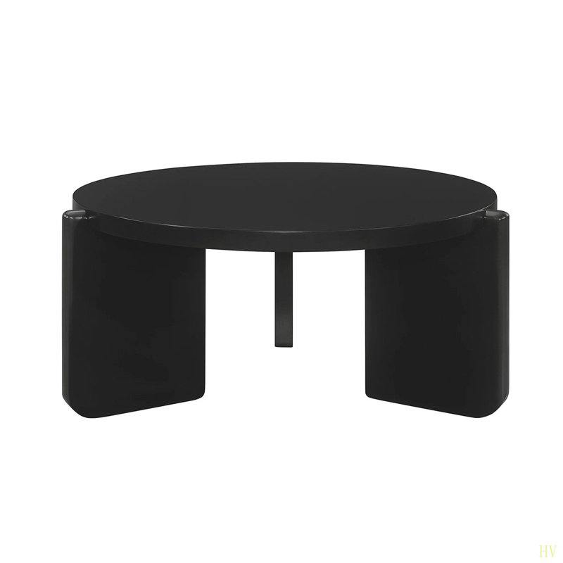 Table basse ronde en bois