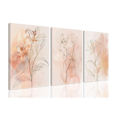 3 Piece Wrapped Canvas Print