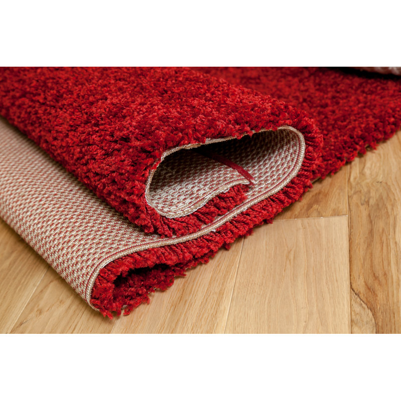 Sweeney Solid Colour Shag Area Rug, Rectangle 160 x 230cm