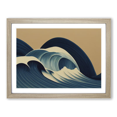 Surreal Ocean Wave Vol.4 Abstract - Single Picture Frame Print
