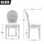 Chaise d'appoint rembourrée H 18,9 po Amando-1834810753-1834810756-1834810758