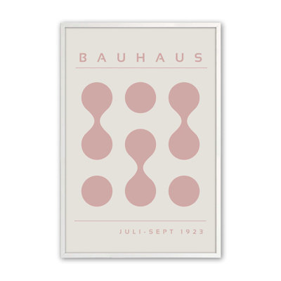 «Pink Bauhaus Flow», impression