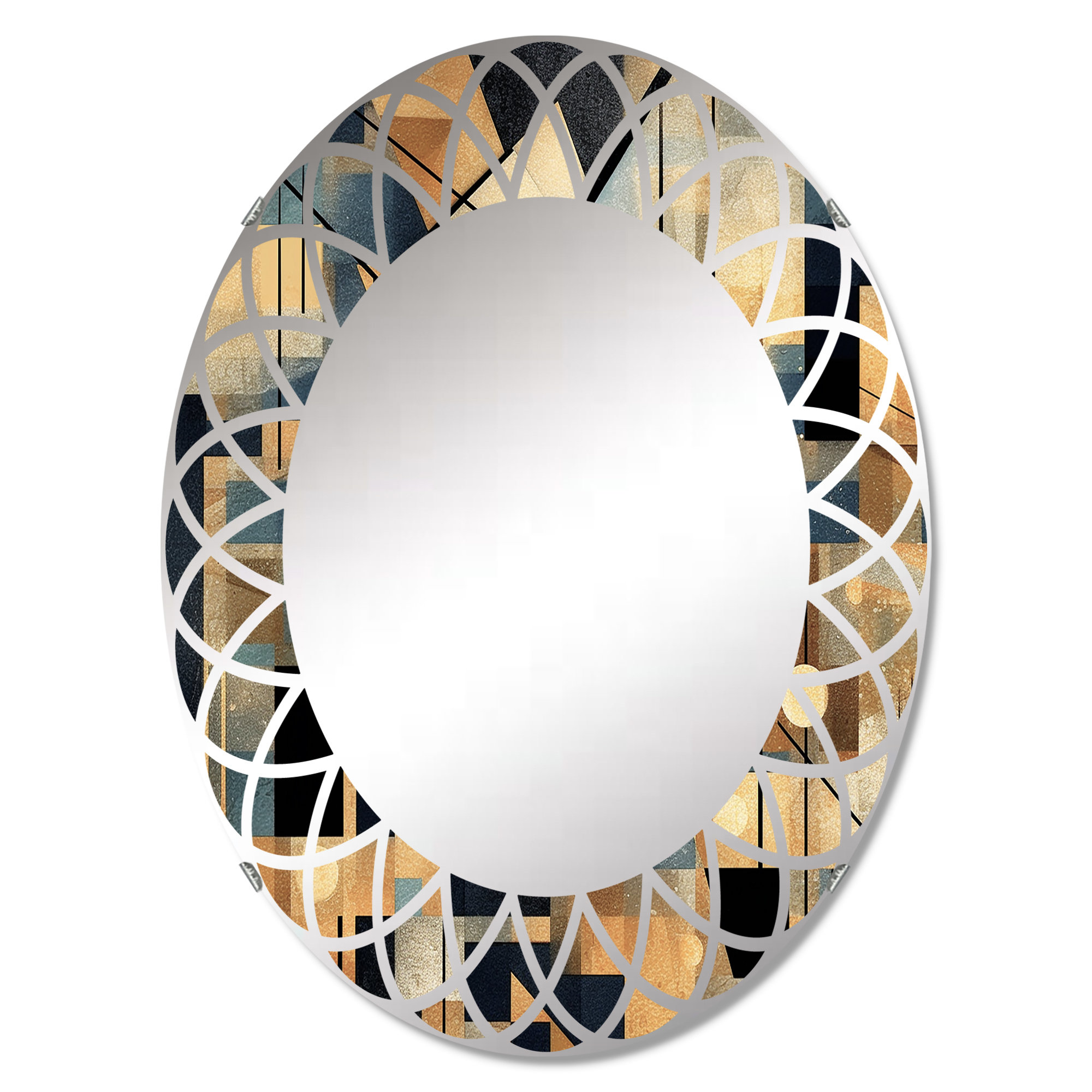 East Urban Home Zyire Oval Wall Mirror | Wayfair