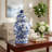 Ceramic Chinoiserie Ginger Jar with Lid-734444207