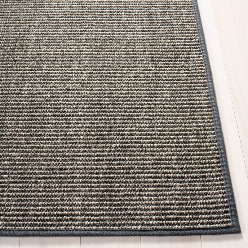 Martha Stewart Sisal/Jute Rug in Charcoal, Rectangle 1'9" x 2'10"