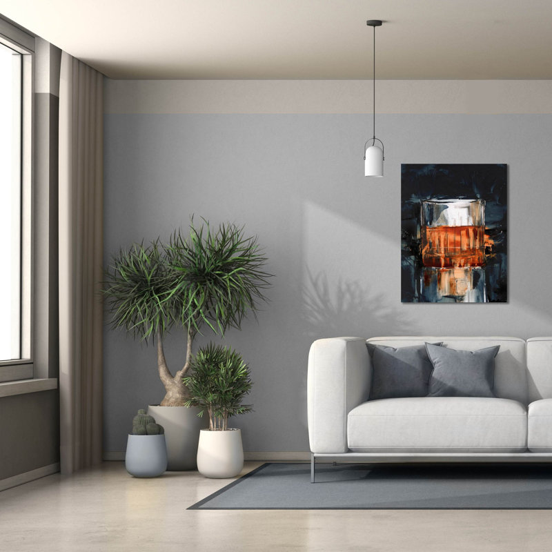  «Bourbon Glass 3» par Ethan Harper, art mural sur toile, 26 po x 34 po