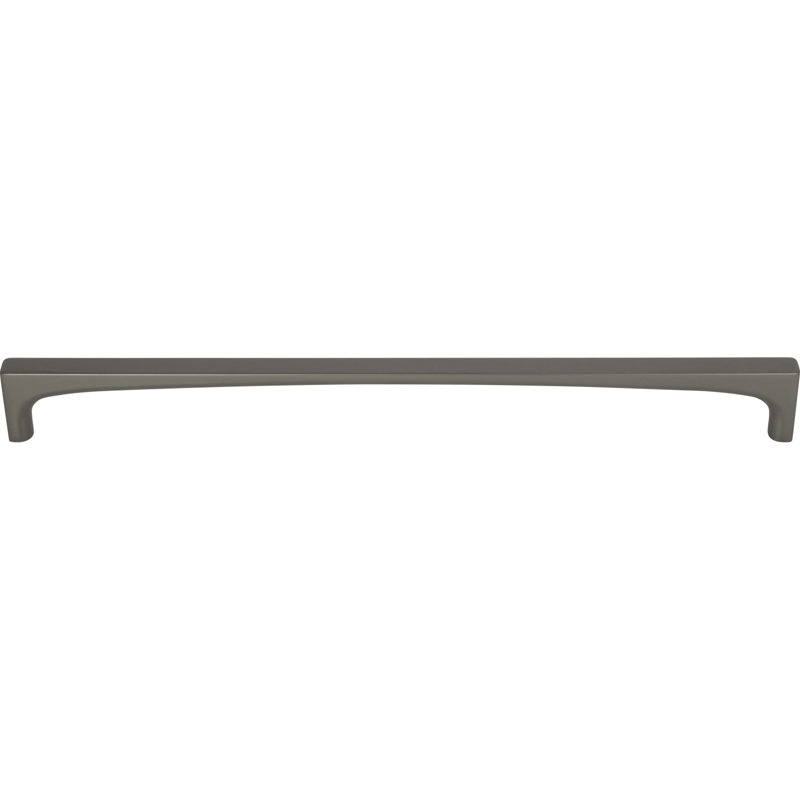Riverside Bar pull, Ash Gray, 12"