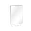 Armoire à pharmacie en aluminium 16 po x 24 po avec miroir, tablettes réglables, charnières silencieuses, armoire de rangement argentée facile à assembler pour les articles de toilette, grande capacité