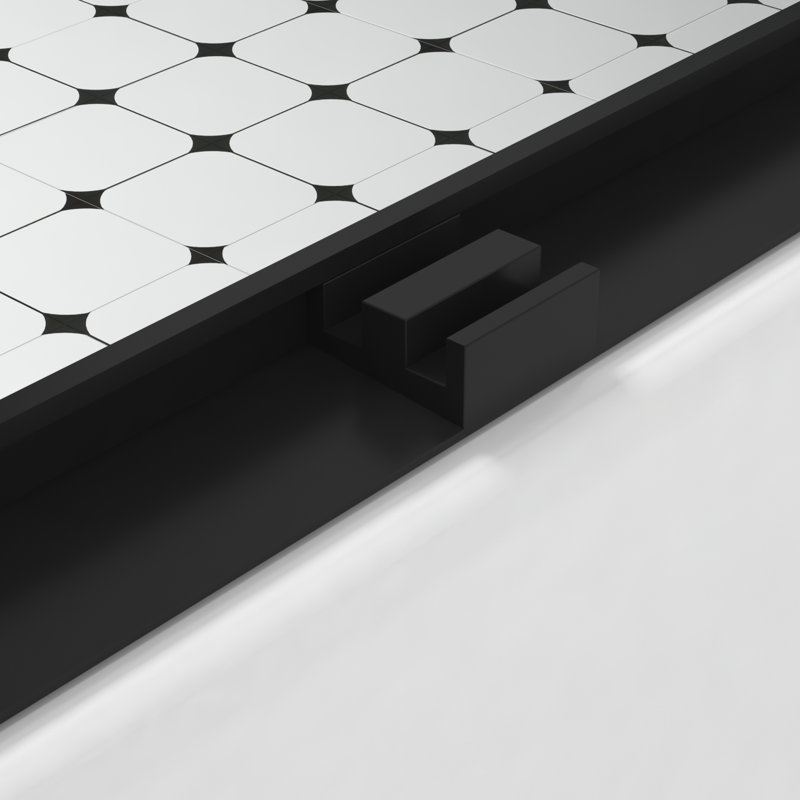 Aluminum Frame Double Sliding Bathtub Screen, 1/4"  6Mm  Tempered Glass, Black Hardware, Handle Design, Reversible Setup, Waterproof Bathroom Door 56 - 60"X58" With Thickened Aluminium Frame, Crash