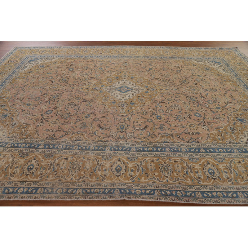 Tapis floral rétro 9 x 12