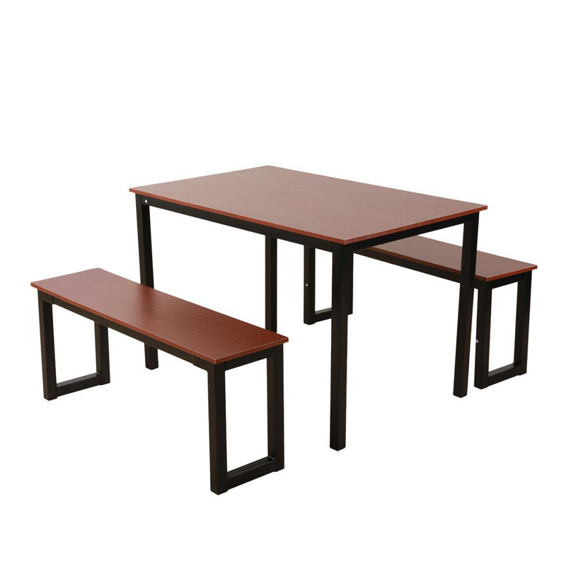 Ensemble repas 3 pièces Trindle, Brun
