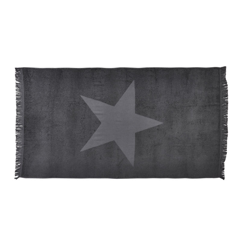 Cuffee Lightweight Beach Towel, Anthracite