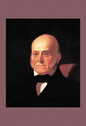 'John Quincy Adams' Memorablia Painting Print