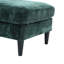 Canapé pour trois personnes, structure en bois massif, tissu chenille, poche latérale, avec deux porte-gobelets, repose-pieds avec rangement et canapé de salon Canapé modulaire confortable-1185833350