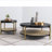 Benson Black Round End Table