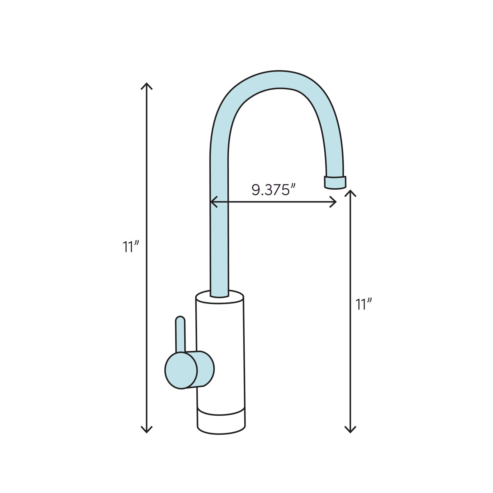 Pivotal Pull-Out Kitchen Faucet, Chrome