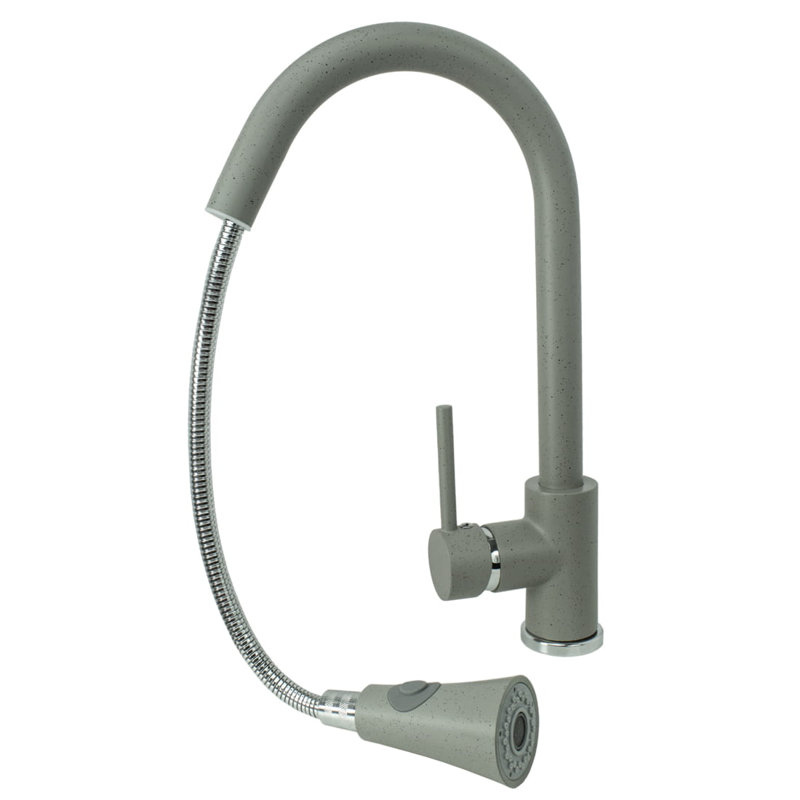 Belfry Kitchen Stanhope Kitchen Faucet, Grey