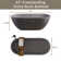 63" Freestanding Solid Surface Bathtub Stone Resin with Overflow and Pop-up Drain, 3 Colours Option