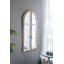 Miroir mural arqué 27,5 po x 3 po x 48 po, blanc