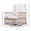 Ensemble de meubles d'extérieur 3 pièces avec 2 chaises pivotantes et table d'appoint en verre