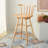 Swivel Solid Wood Counter Stool with Solid Wood Frame-1577003006