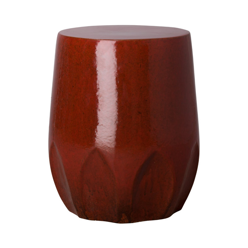 Tabouret de jardin en céramique Caylyx