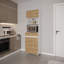 Armoire de cuisine blanche à 1 porte et 1 tiroir