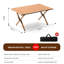 Table de camping d'extérieur rectangulaire L 23,6 po Shanil-1413841414-1413841467