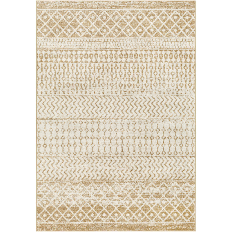 Nergizli Oriental Machine Woven / Power Loomed Area Rug, Rectangle 120 x 170cm